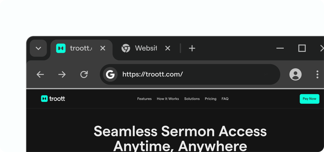 Troott Studio for ministers